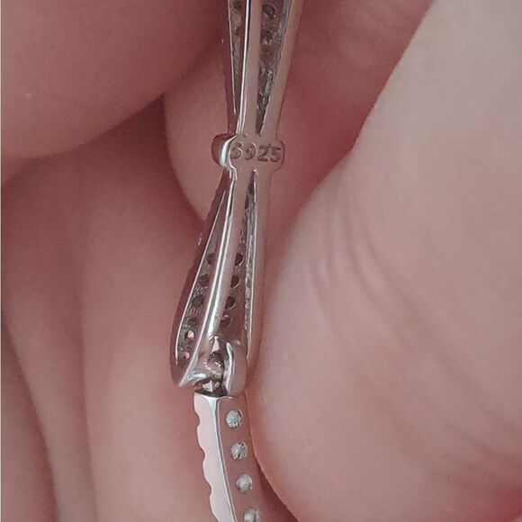 925 Silver Bowknot Bracelet - Picture 12 of 15